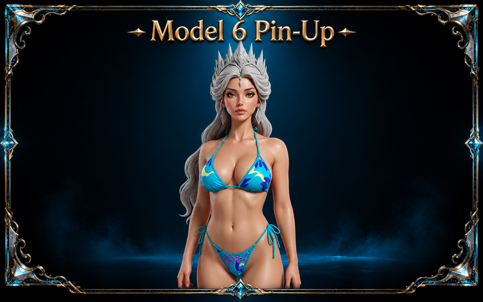 STL Frozen Bikini - Modelo Pin-Up