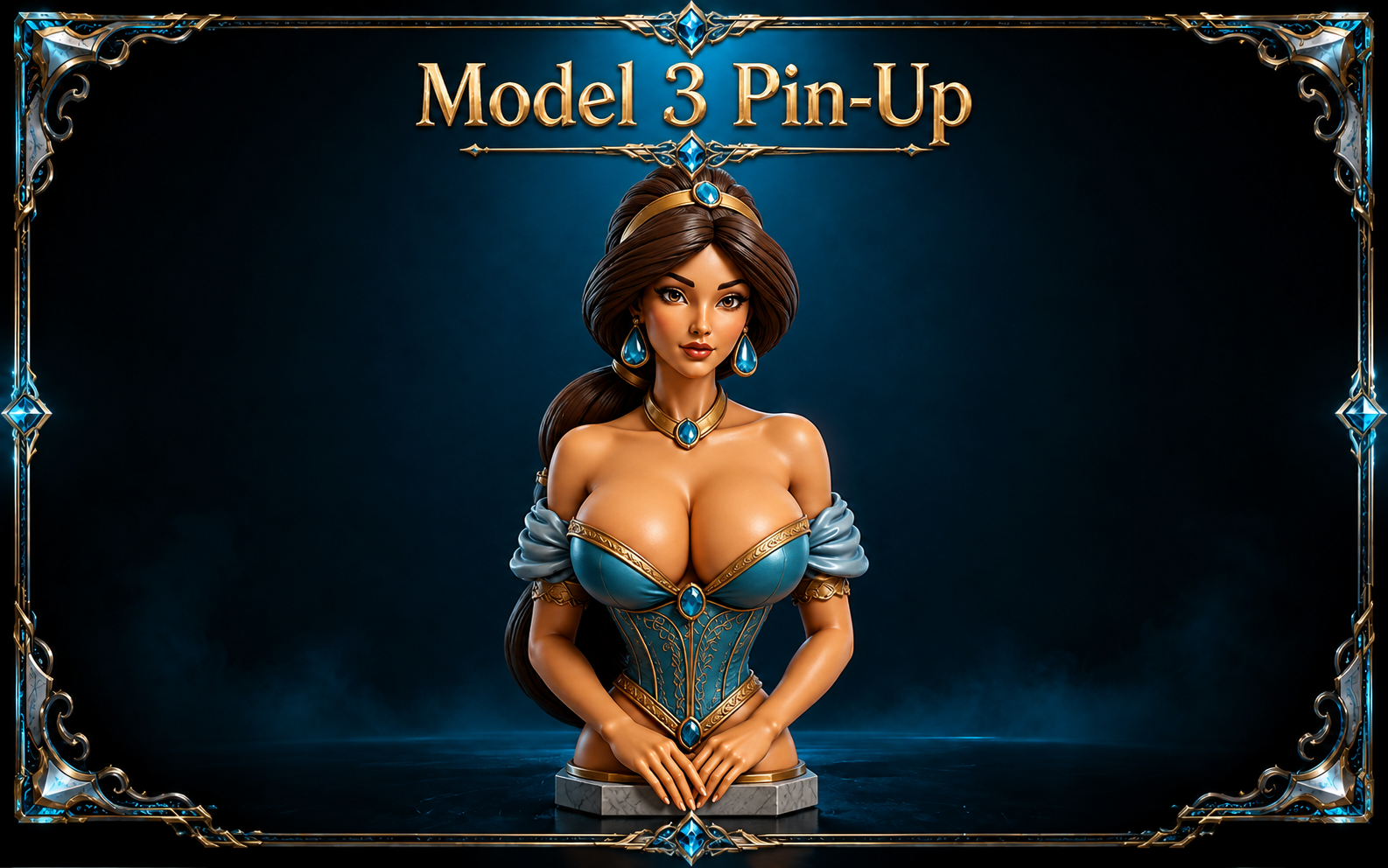 STL Busto Jazmín Pin-Up