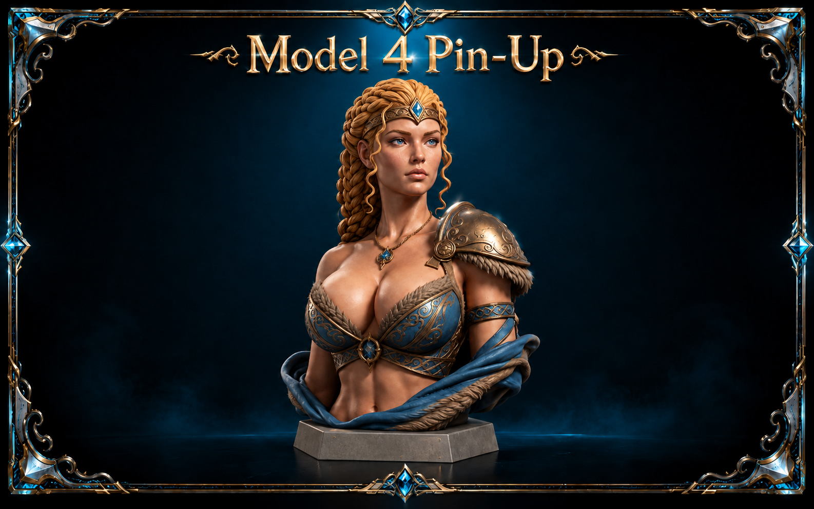 STL Merida Pin-Up Bust for 3D Printing